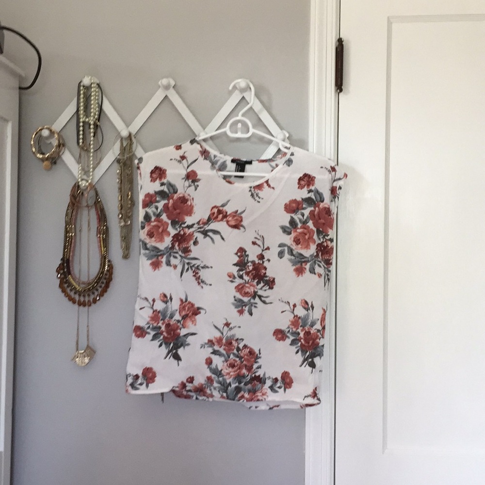Forever 21 - floral print blouse - Small